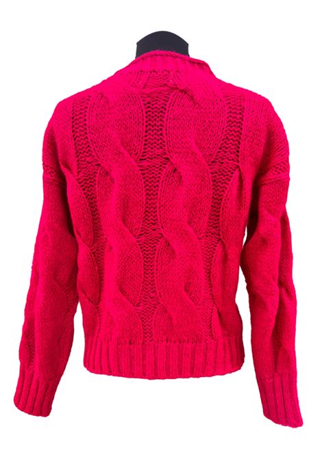 Crew-neck jumper with braids ROY ROGER'S | sweaters | A19RND503C7530000160